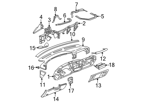 2005 Cadillac Escalade Assist Strap Diagram for 15099910