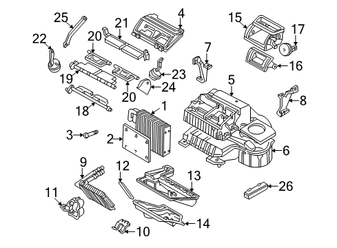 2002 Buick Century A/C & Heater Control Units Diagram
