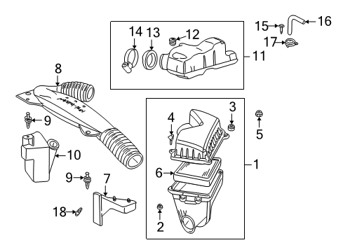 2000 GMC Sonoma Air Intake Diagram