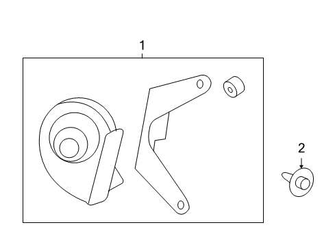 2009 Saturn Aura Horn Diagram