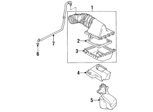 1993 Cadillac Seville Air Intake Diagram