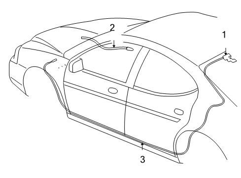 2006 Chevy Impala Cable Diagram for 19115211