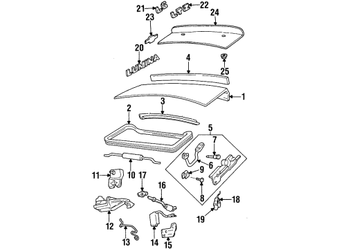 1996 Chevy Lumina Trunk Diagram