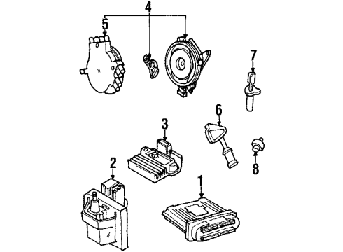 1998 Pontiac Firebird Ignition System Diagram