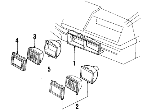 1988 Buick Skyhawk Headlamps Diagram