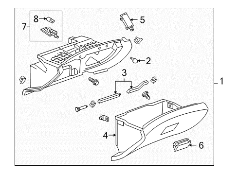 2015 Chevy Cruze Glove Box Diagram