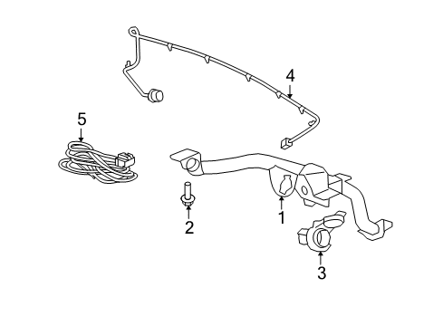 2011 Buick Enclave Trailer Hitch Components Diagram