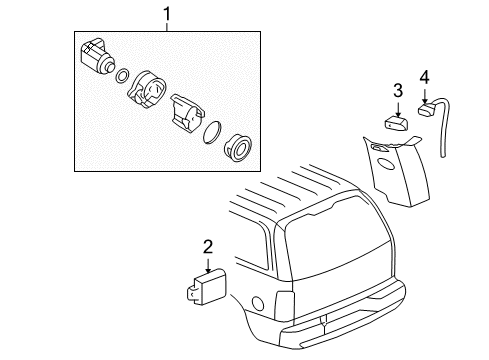 2006 Chevy Suburban 2500 Electrical Components Diagram 6 - Thumbnail