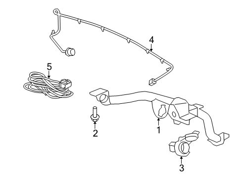 2016 Chevy Traverse Trailer Hitch Components Diagram