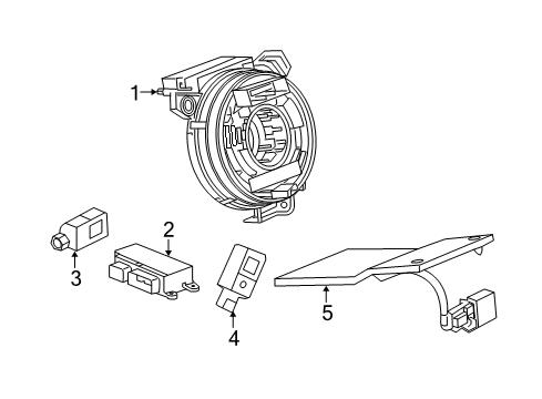 2017 Buick LaCrosse Air Bag Components Diagram 2 - Thumbnail
