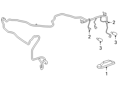 2007 Cadillac XLR Bulbs Diagram