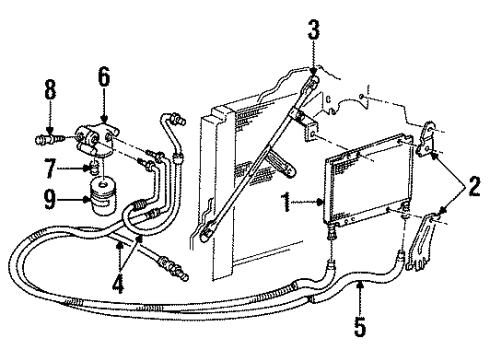 1993 Cadillac Seville Engine Oil Cooler Diagram