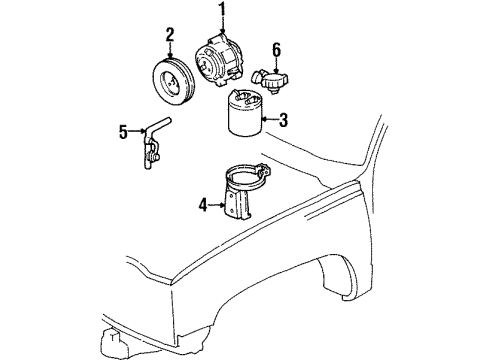 1990 Chevy C3500 Powertrain Control Diagram