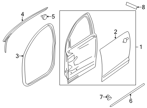 2013 Chevy Caprice Front Door Diagram