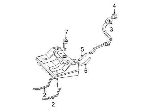 2002 Buick Century Fuel System Components Diagram