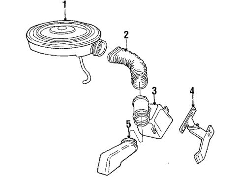 1984 Chevy Celebrity Housing Diagram for 25043010