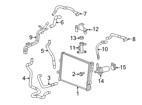 2011 Cadillac CTS Intercooler Diagram