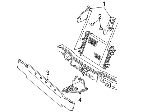 2000 Chevy Camaro Air Baffle Diagram 2 - Thumbnail