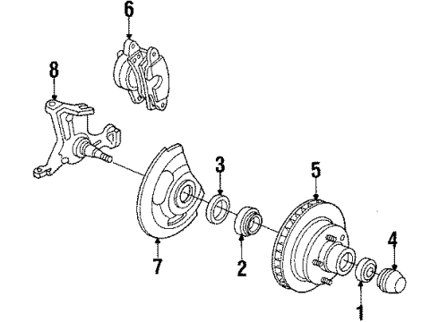 1990 Chevy Caprice Front Brakes Diagram