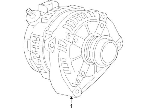 2021 GMC Sierra 1500 Alternator Diagram