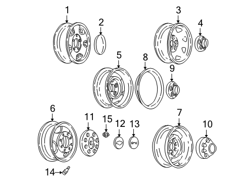 1997 Chevy Express 2500 Wheels Diagram