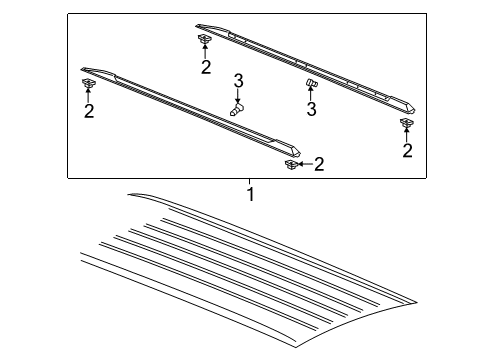 2017 Chevy Suburban Luggage Carrier Diagram