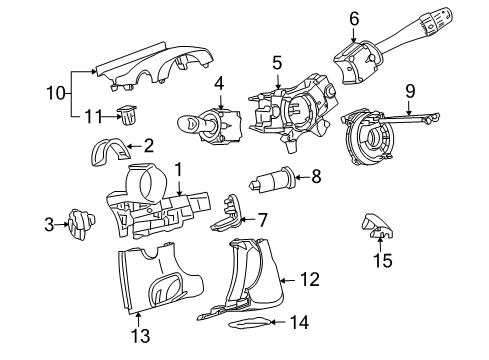 2010 Saturn Sky Anti-Theft Components Diagram