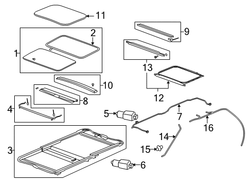 2012 Chevy Traverse Sunroof Diagram