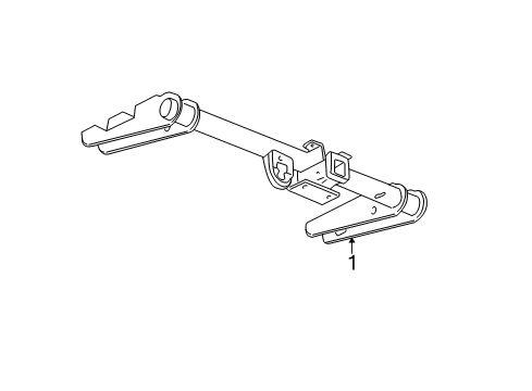 2006 Cadillac Escalade ESV Trailer Hitch Components Diagram