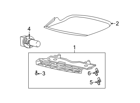 2006 Saturn Ion High Mount Lamps Diagram