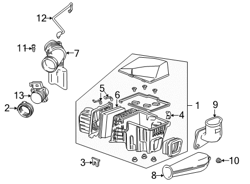 2001 Pontiac Montana Air Intake Diagram