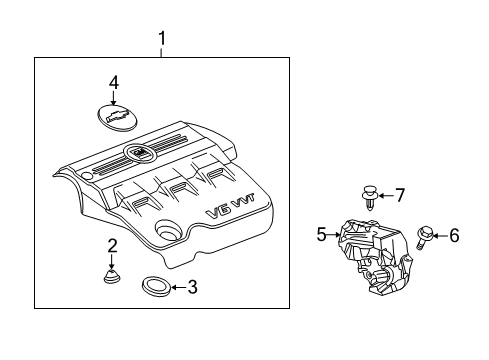 2012 Chevy Equinox Engine Appearance Cover Diagram 2 - Thumbnail