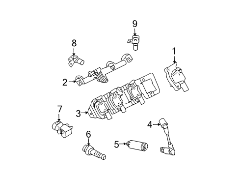 2004 Cadillac CTS Wire Harness Diagram for 12582190