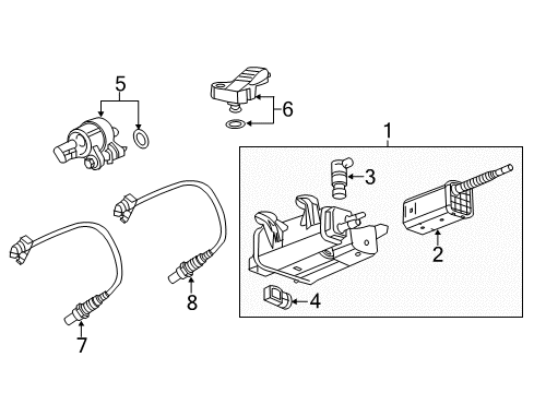 2016 GMC Terrain Emission Components Diagram