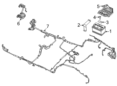 2013 Chevy Caprice Negative Cable Diagram for 92247572