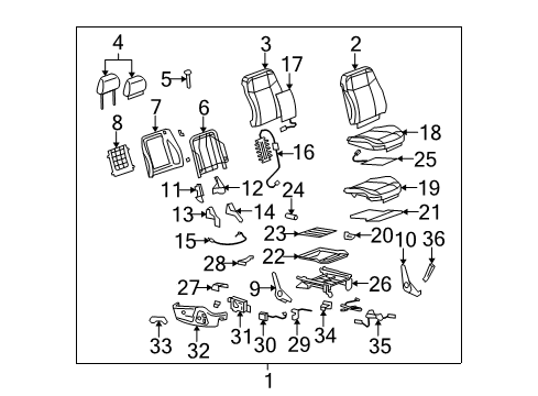 2006 Hummer H3 Adjuster Switch Diagram for 88950993
