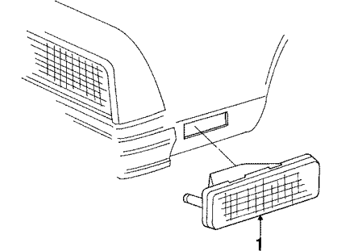 1985 GMC Caballero Side Marker Lamps Diagram