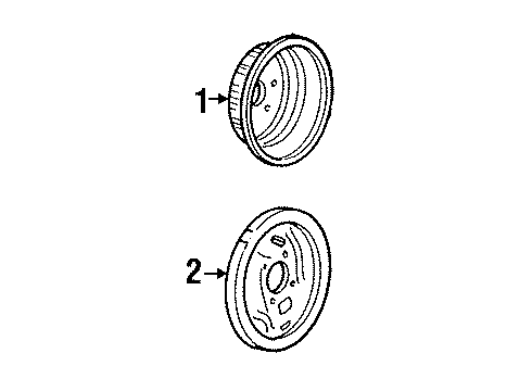 1986 Buick LeSabre Rear Brakes Diagram