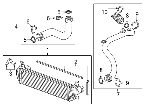 2024 Cadillac XT4 Intercooler Diagram