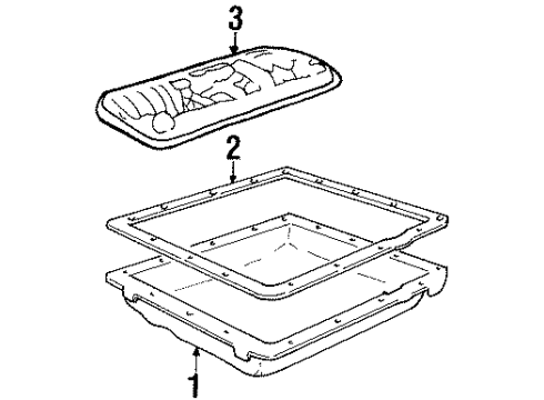 1993 GMC K2500 Automatic Transmission Diagram