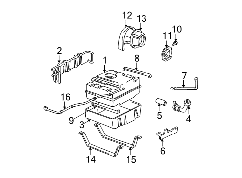 1995 Chevy Astro Fuel Supply Diagram