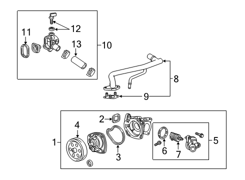 2020 Chevy Blazer Water Pump Diagram 2 - Thumbnail