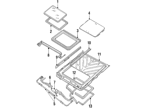 1987 Cadillac Eldorado Sunroof Diagram
