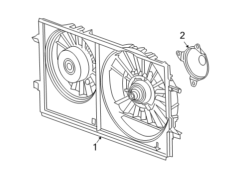 2004 Chevy Malibu Cooling System, Radiator, Water Pump, Cooling Fan Diagram 3 - Thumbnail
