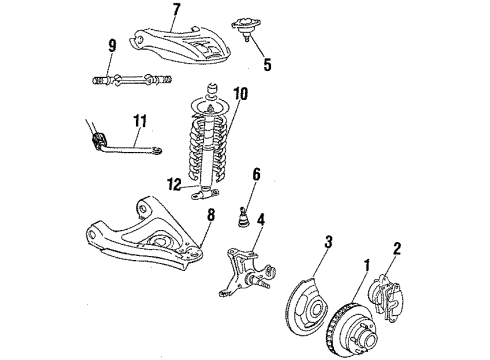 1985 Buick Regal Front Brakes Diagram