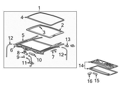 2000 Chevy Impala Sunroof Diagram