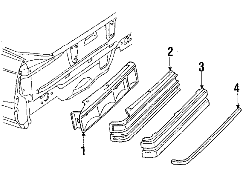 1986 Buick Century Combination Lamps Diagram