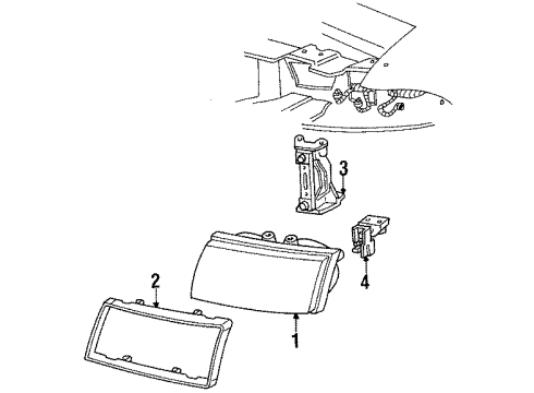 1994 Chevy Lumina Headlamps Diagram