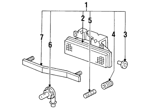 1993 Cadillac Seville Fog Lamps Diagram
