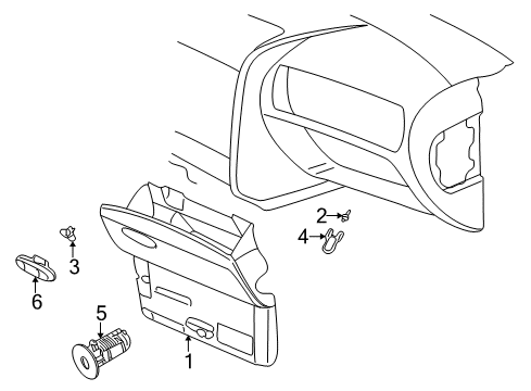 2005 Buick Rainier Glove Box Diagram